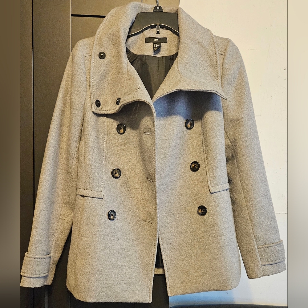 S/M Gray H&M Peacoat